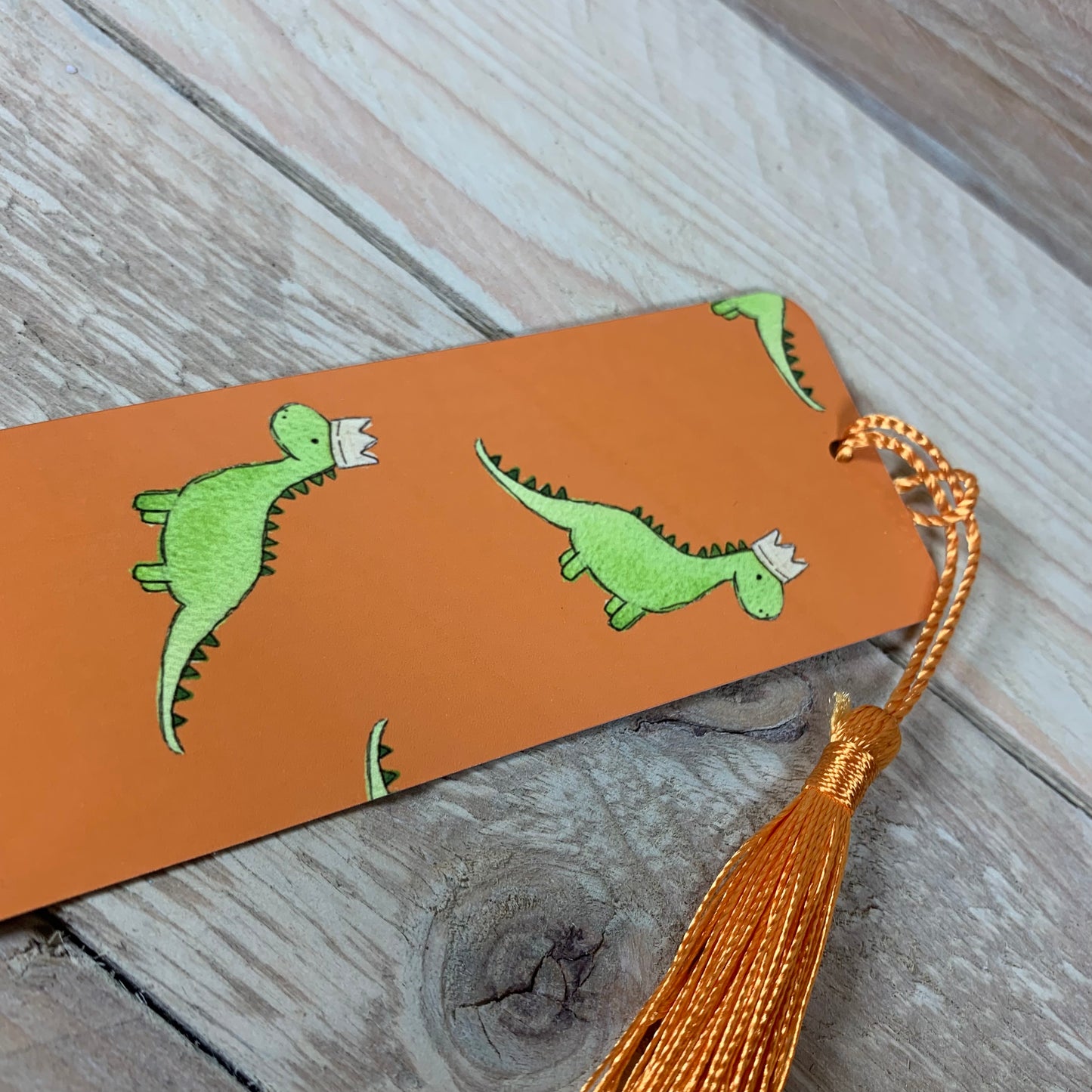 Dinosaur Metal Bookmark With Tassel - Arty Bee Designs 