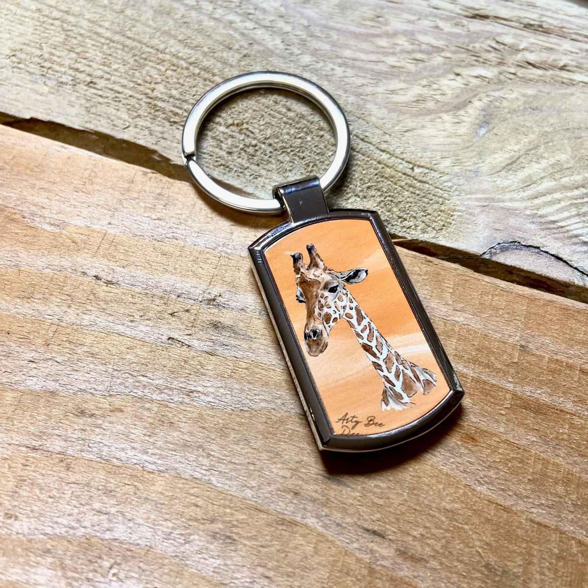 Giraffe Keyring Giraffe Keyring – Arty Bee Designs