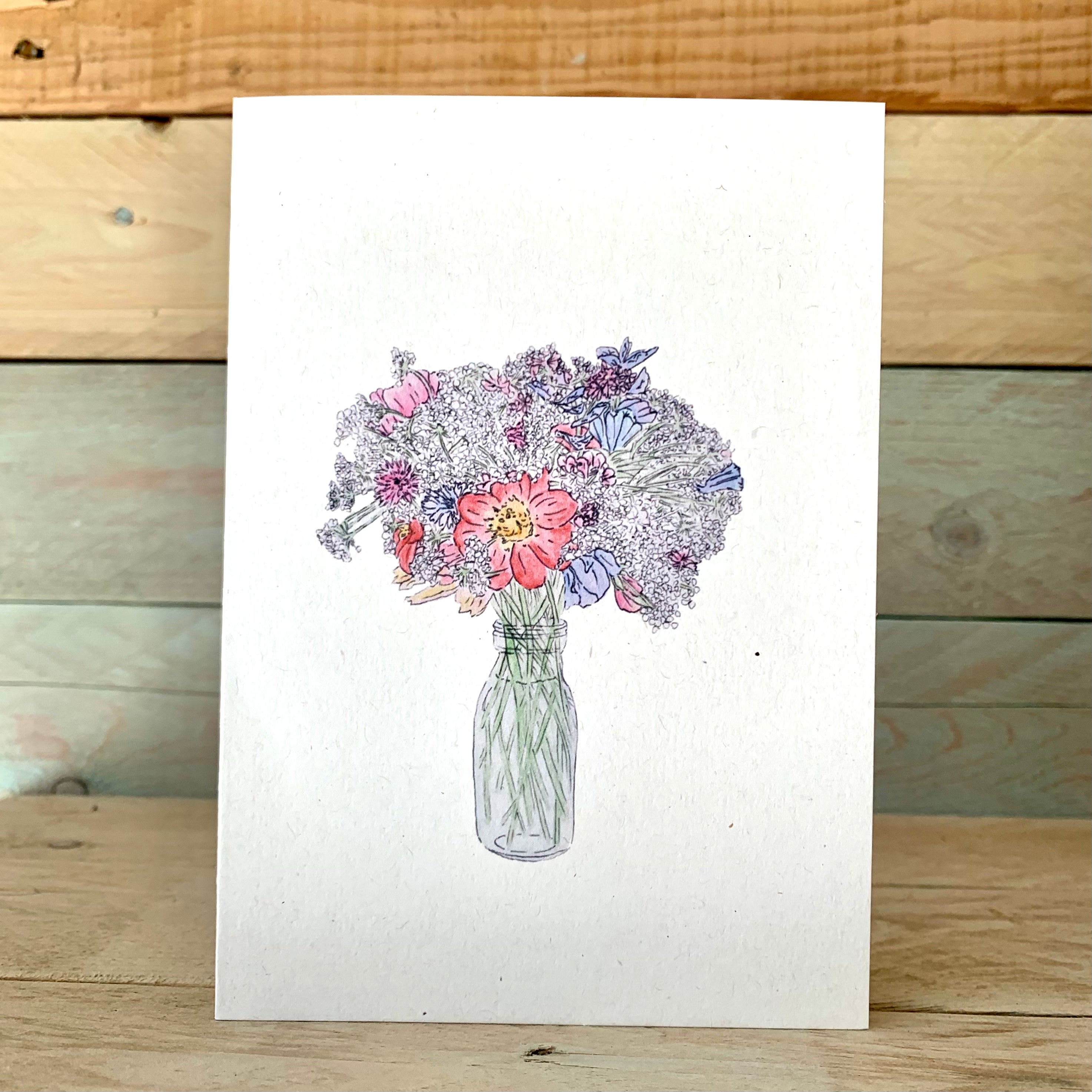 Posey Notelet – Arty Bee Designs