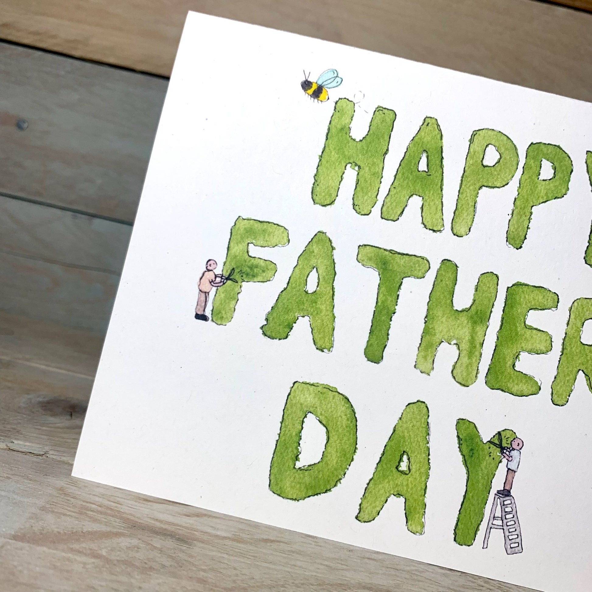 Gardening Dad Father's Day Card - Arty Bee Designs 