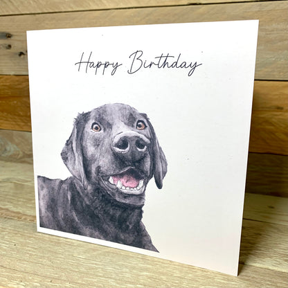 Oscar the Labrador Birthday Card