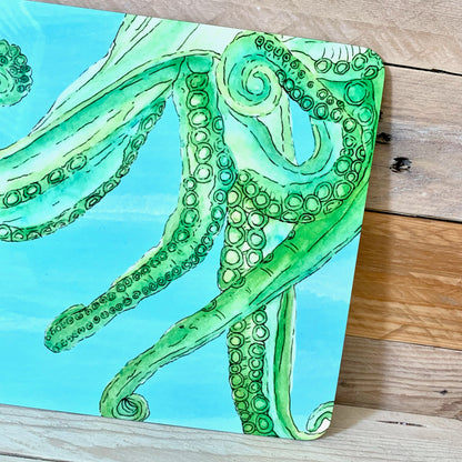 Octopus Coaster and Placemat Set