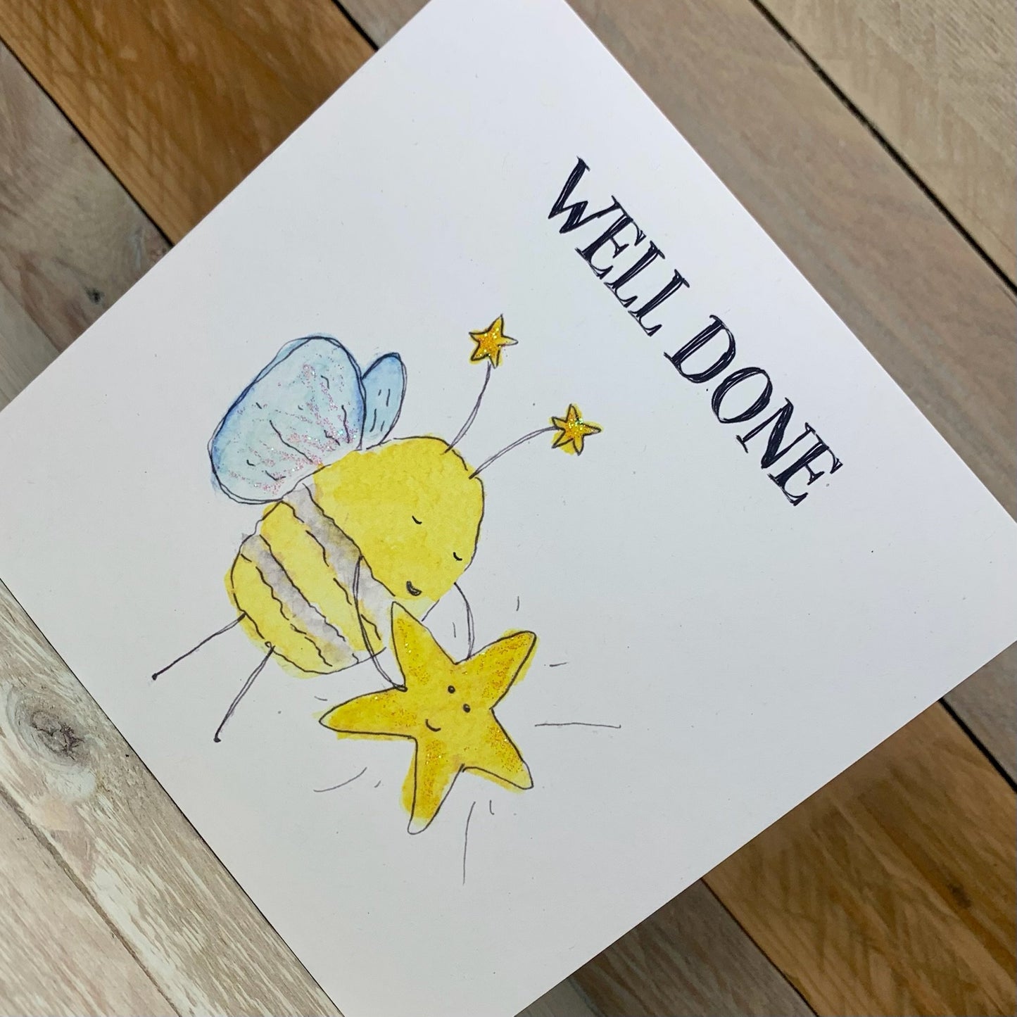 You're A Star Bee Well Done Card - Arty Bee Designs 