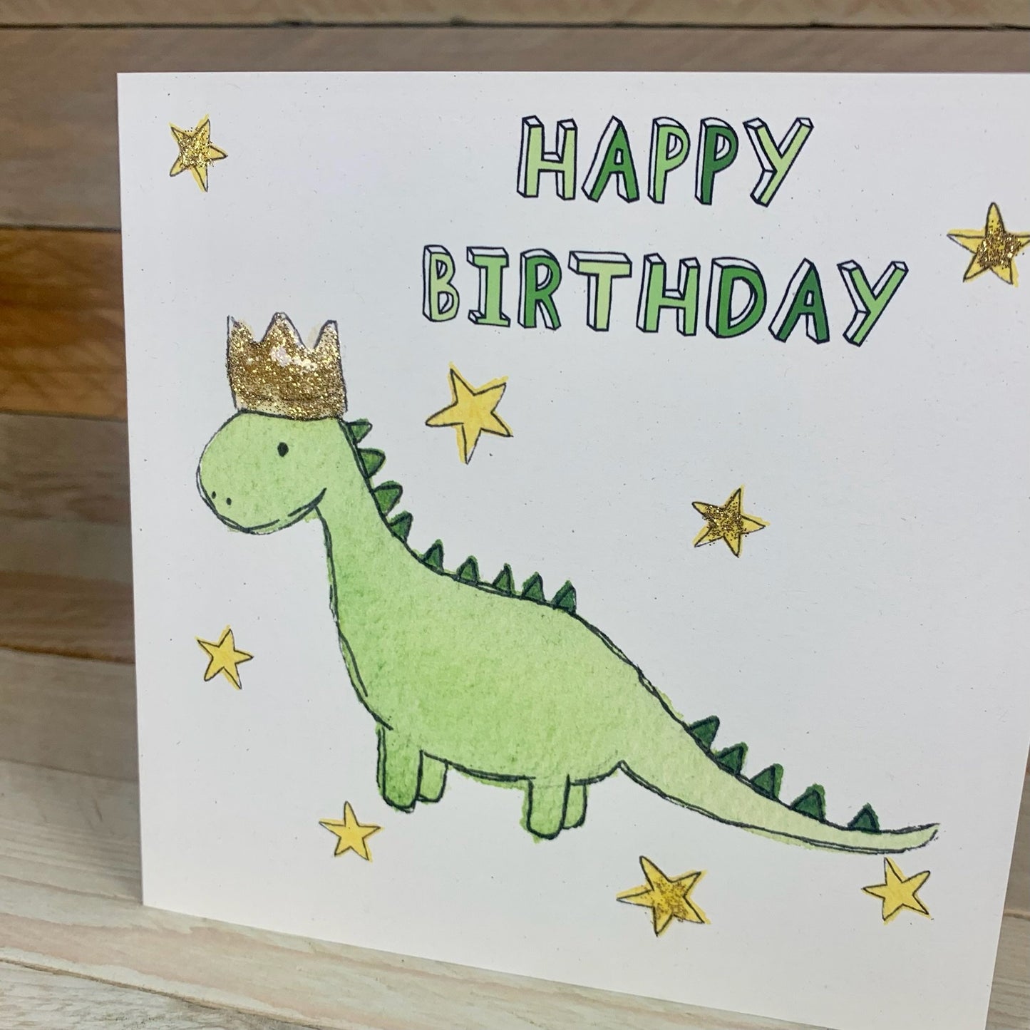 Dinosaur King Birthday Card - Arty Bee Designs 