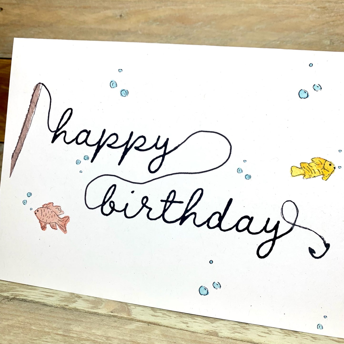 Fishing Birthday Card