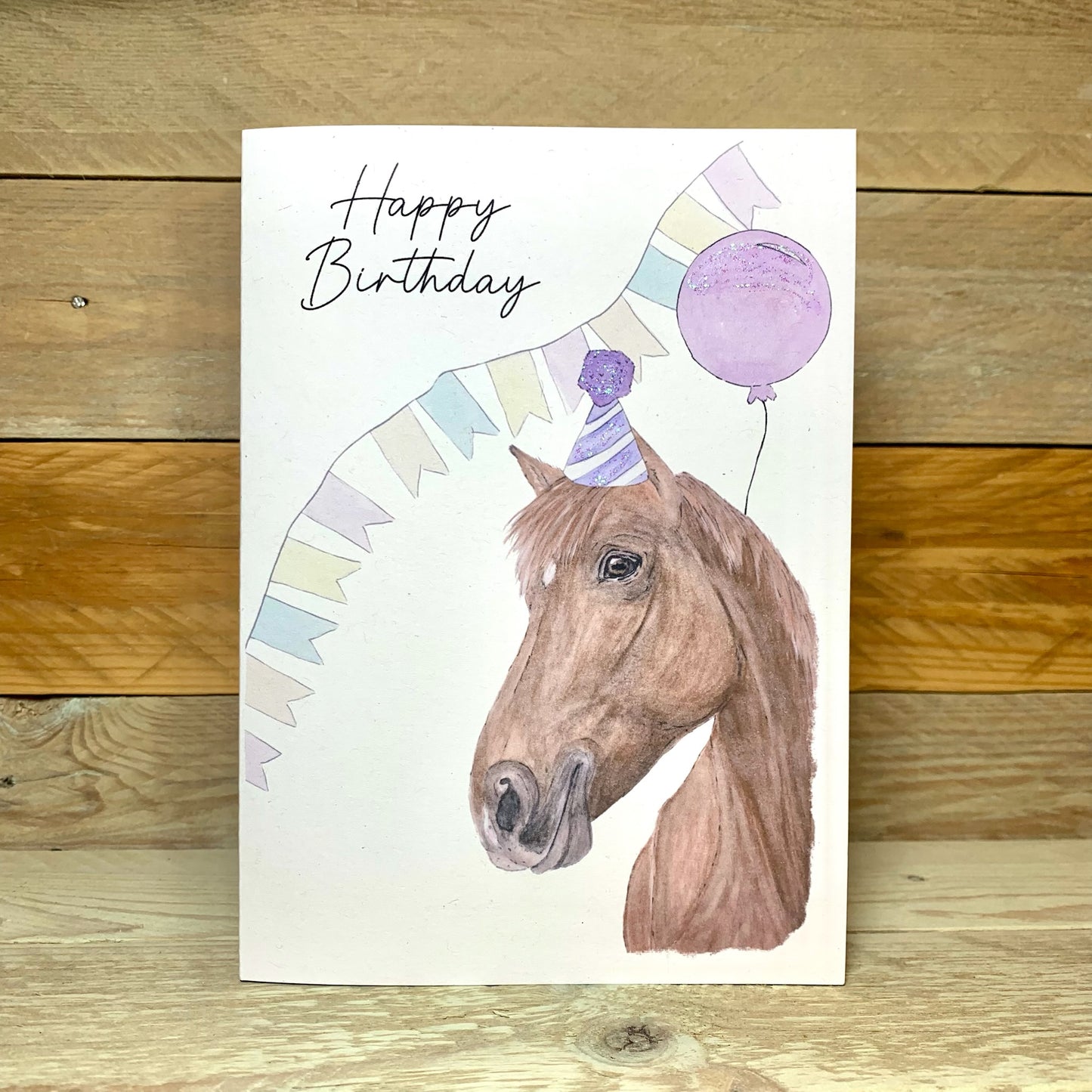 Party Horse Birthday Card