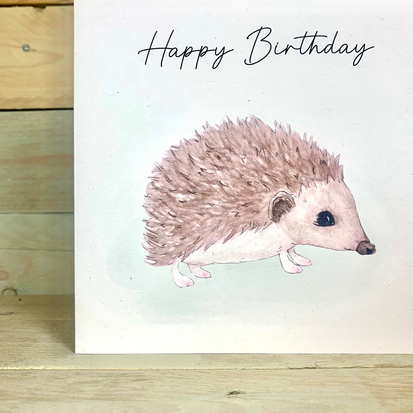 Heston The Hedgehog Birthday Card