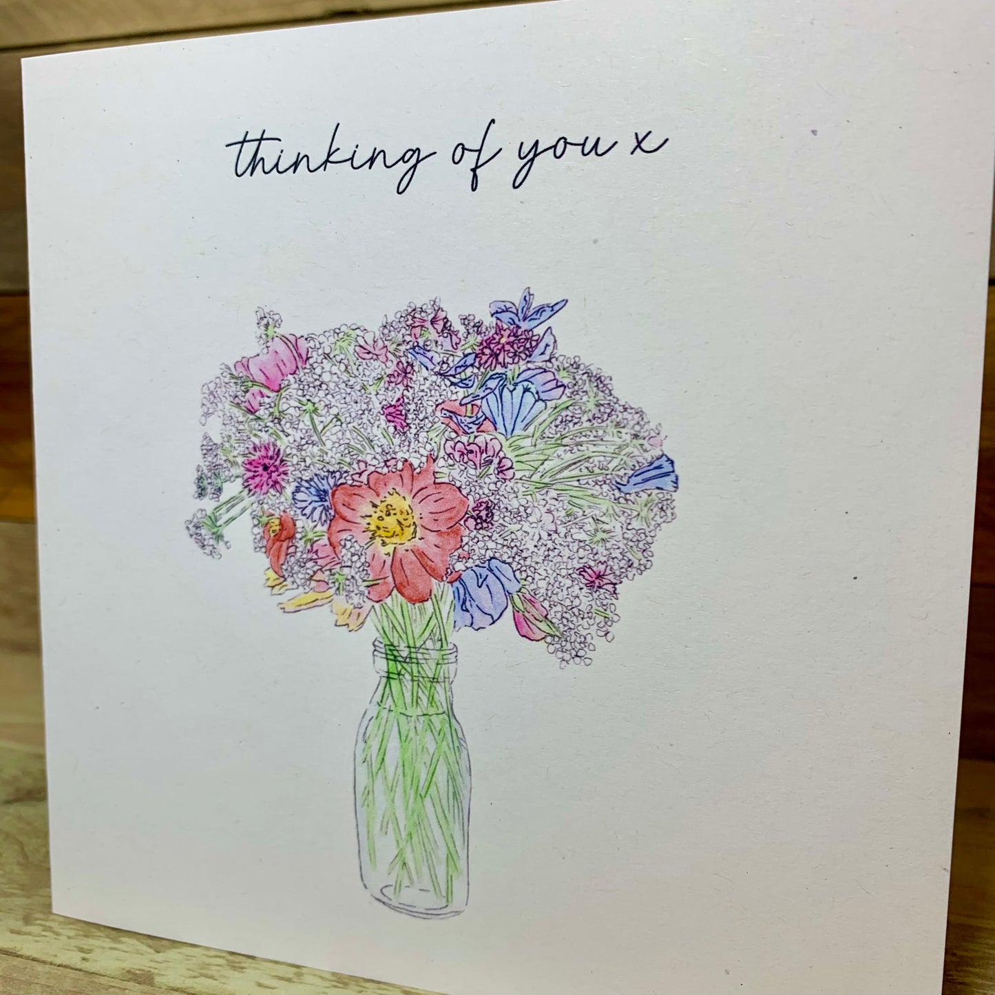Thinking Of You Posey Card