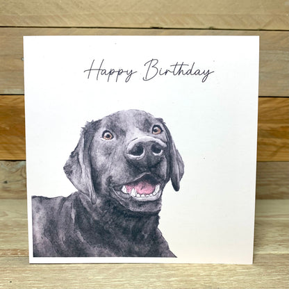 Oscar the Labrador Birthday Card