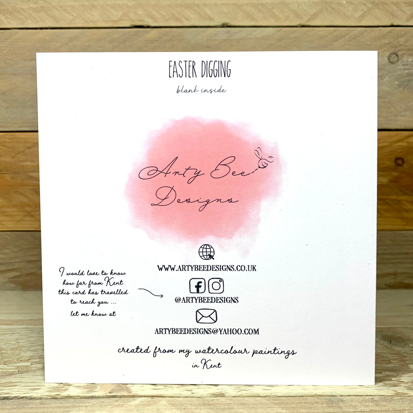 Digging Card Easter Digging Card – Arty Bee Designs
