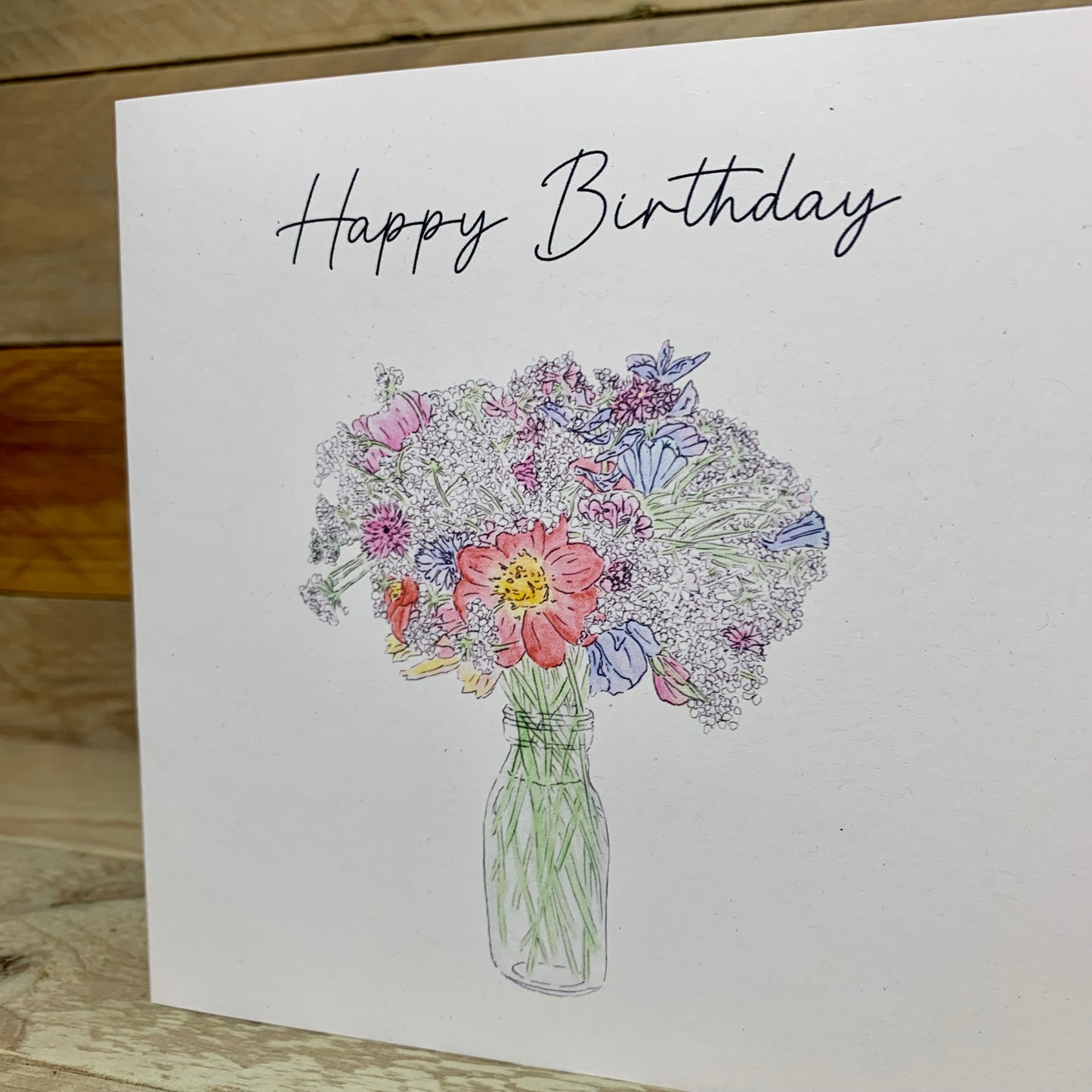 Birthday Posey Card