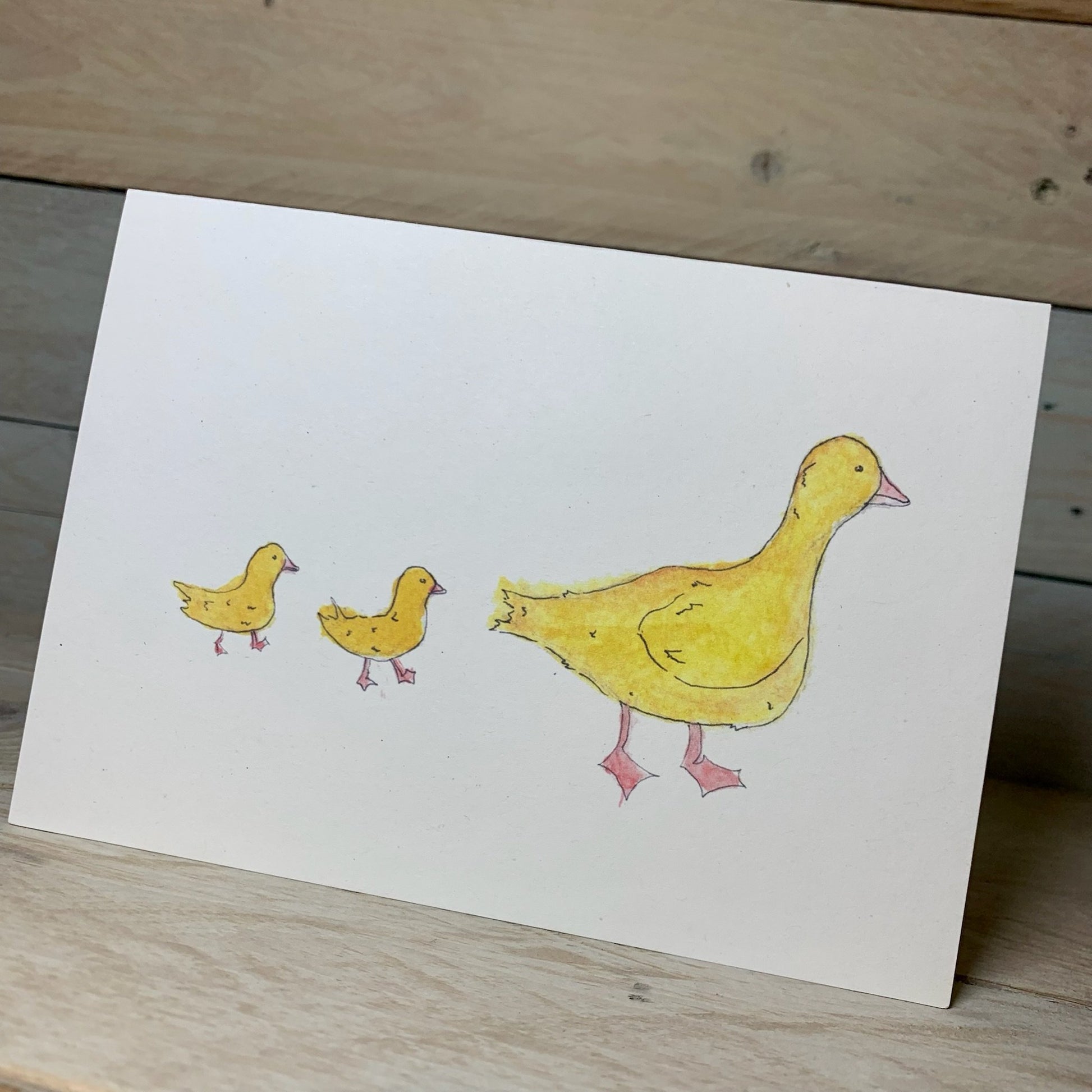 Duck and Duckling Notelet - Arty Bee Designs 