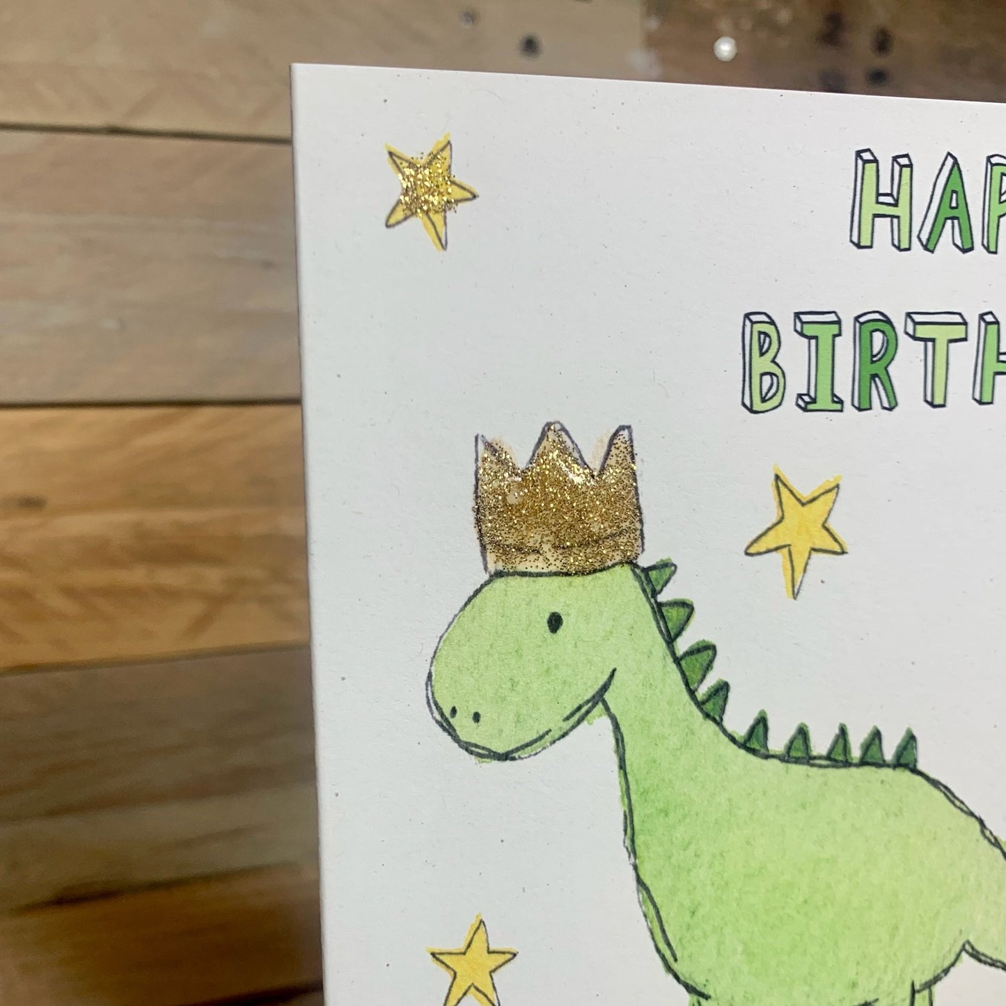 Dinosaur King Birthday Card - Arty Bee Designs 