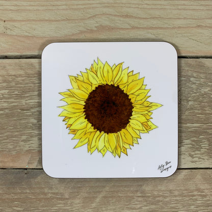 Sunflower Coaster - Arty Bee Designs 