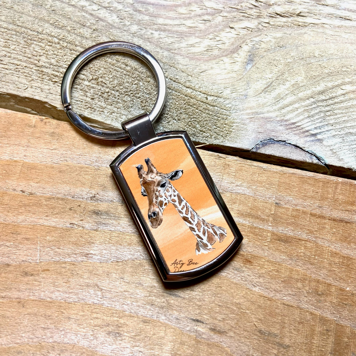 Giraffe Keyring Giraffe Keyring – Arty Bee Designs
