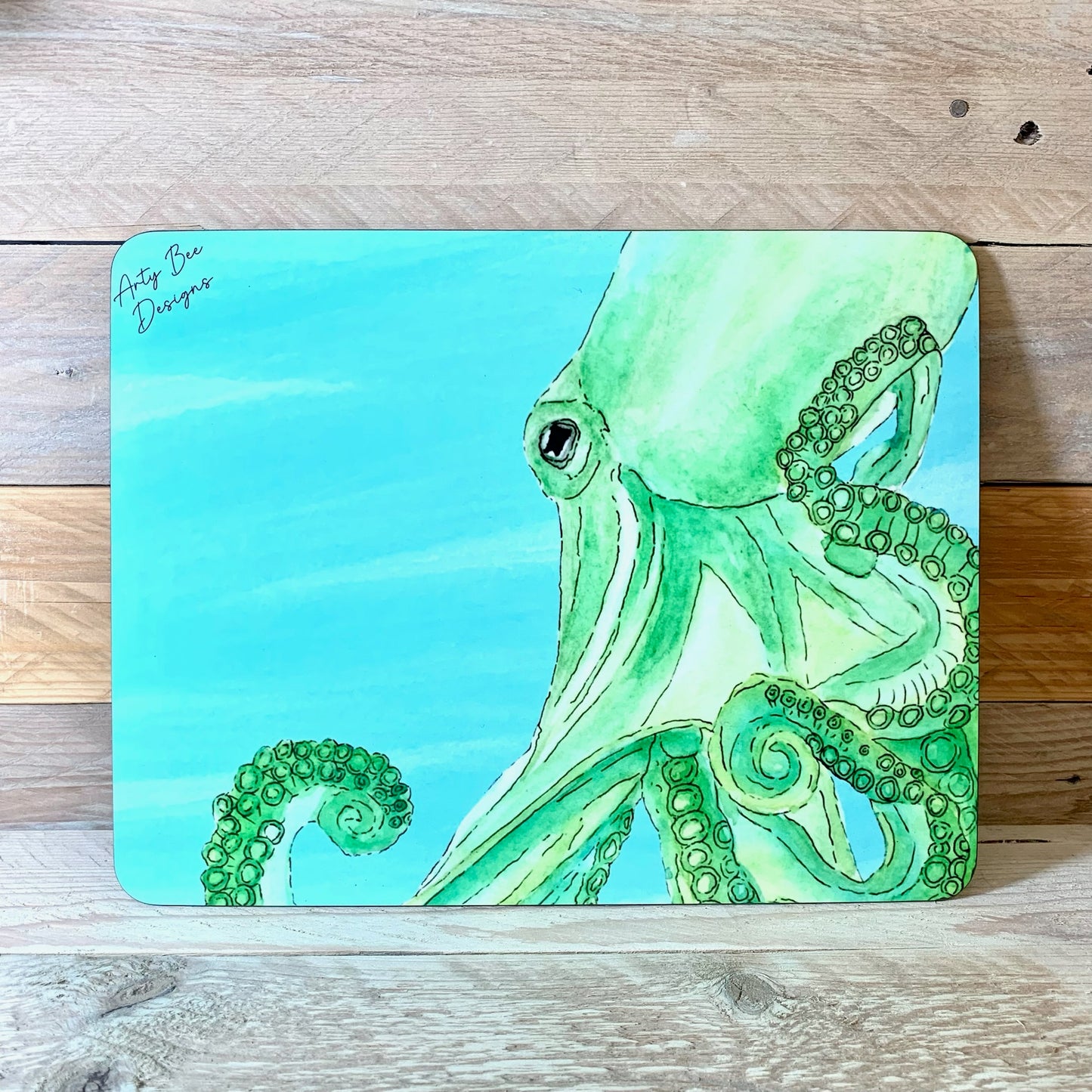 Octopus Coaster and Placemat Set