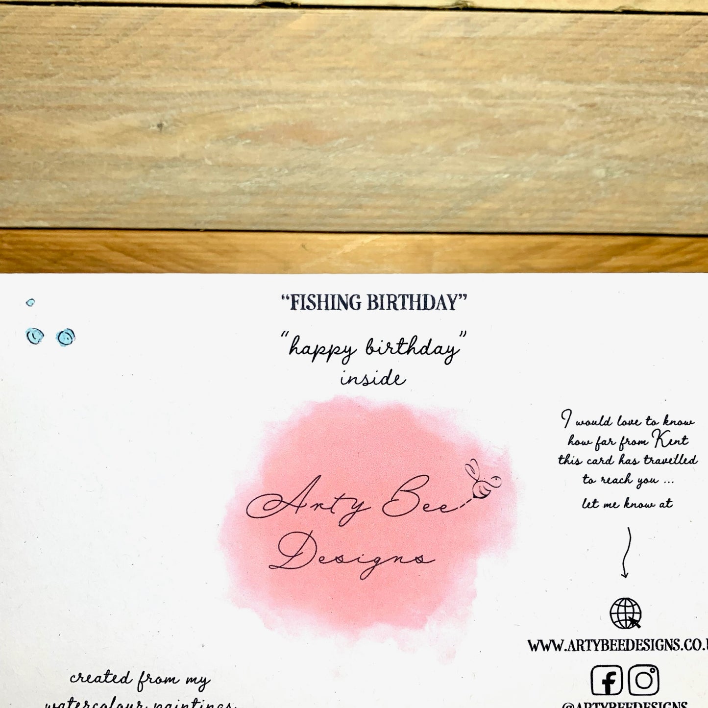 Fishing Birthday Card