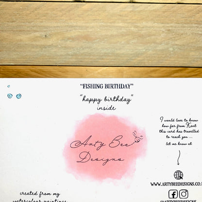 Fishing Birthday Card