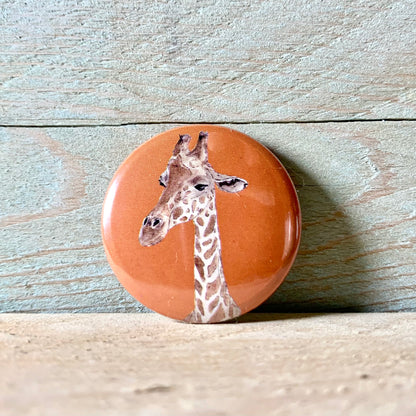 Giraffe Pin Badge