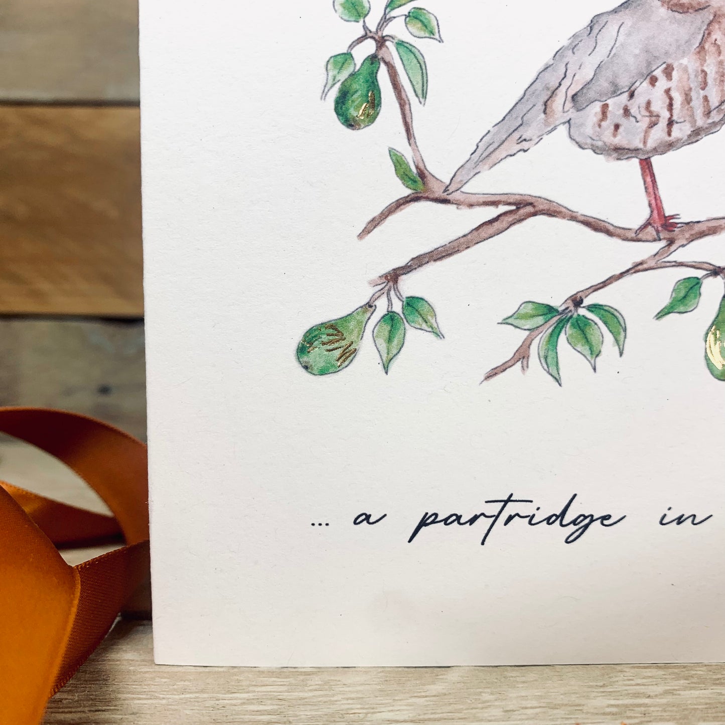 On the First Day of Christmas Card