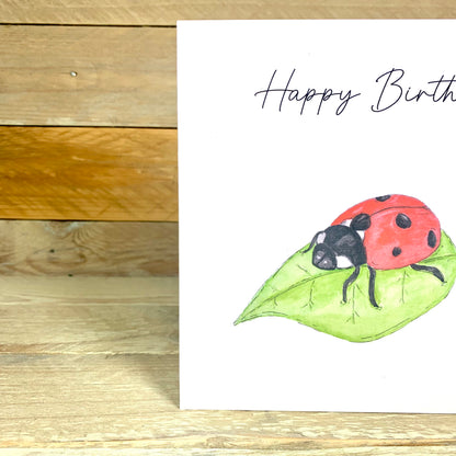 Luna the Ladybird Birthday Card