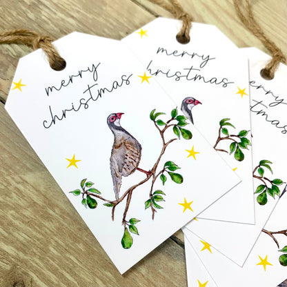 Partridge in a Pear Tree Christmas Gift Tags