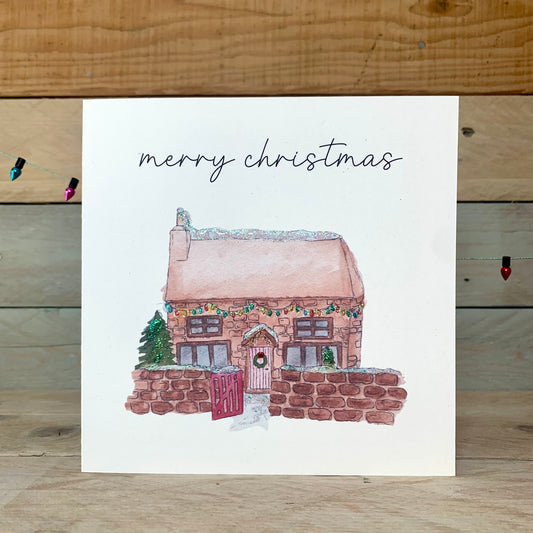 Christmas Cottage Christmas Card