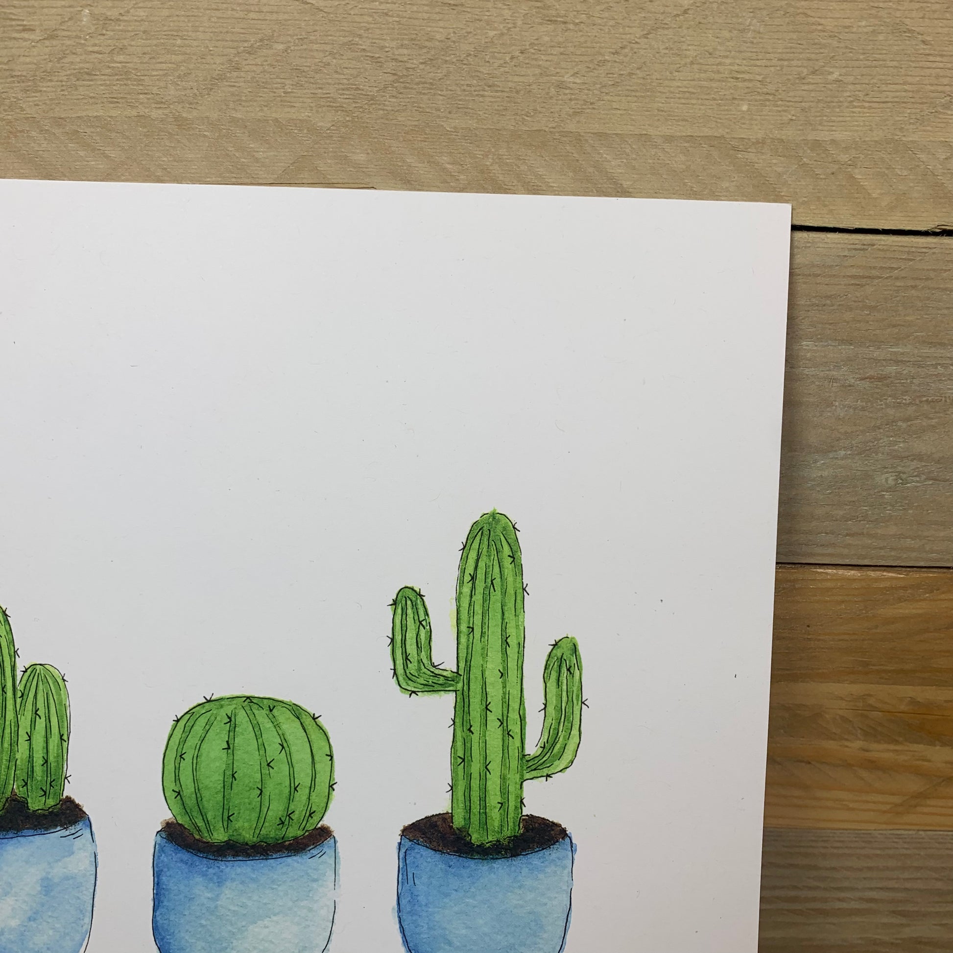 Cacti Square Print - Arty Bee Designs 