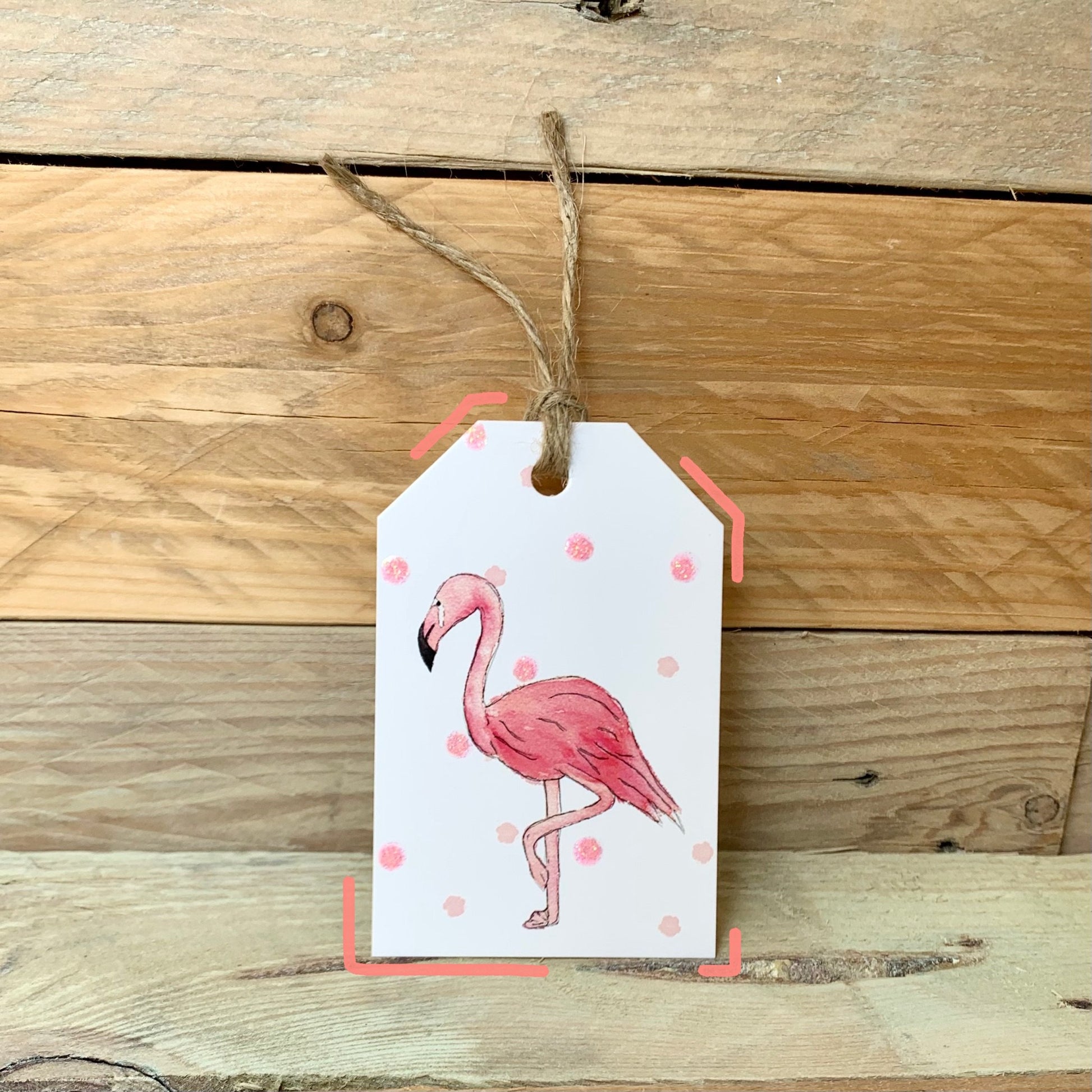 Flamingo Gift Tags - Arty Bee Designs 