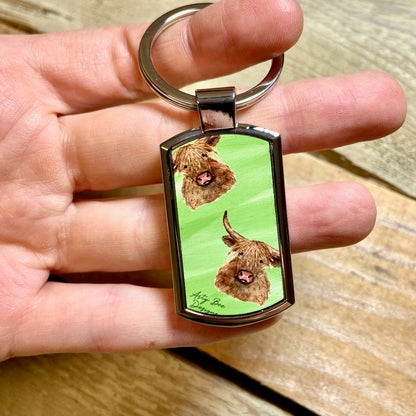 Highland Cow Keyring