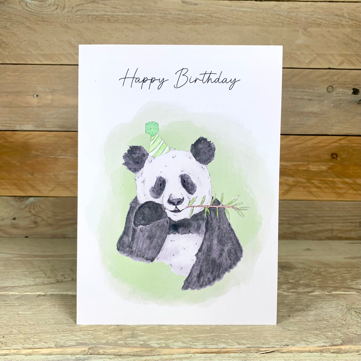 Pax the Panda Birthday Card