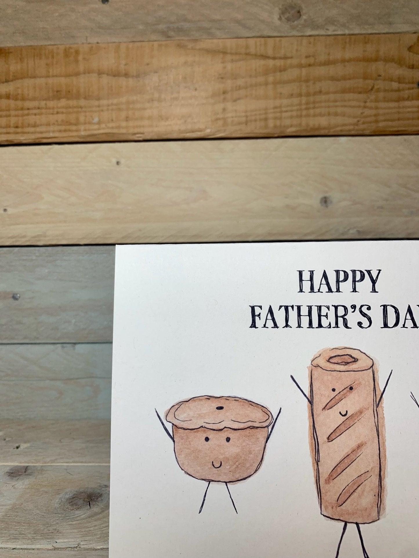 Picnic Party Father's Day Card - Arty Bee Designs 