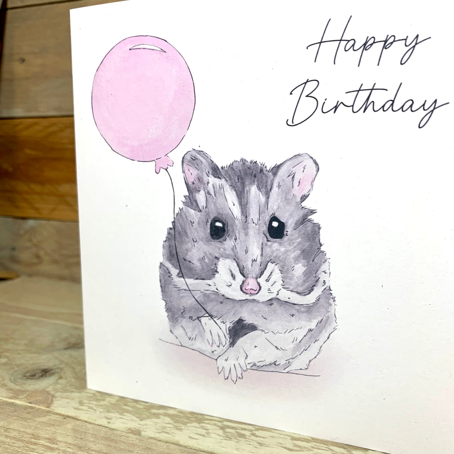 It's Gizmo The Hamster Birthday Card
