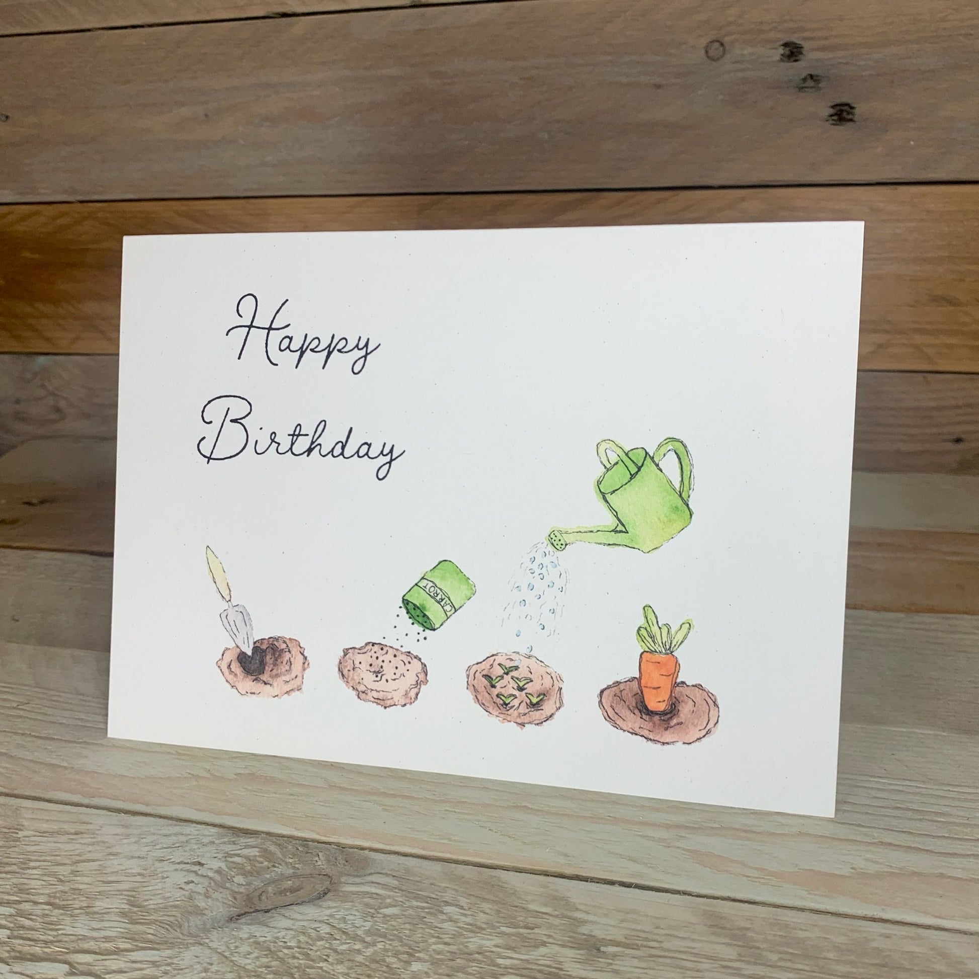 Gardening Birthday Card - Arty Bee Designs 