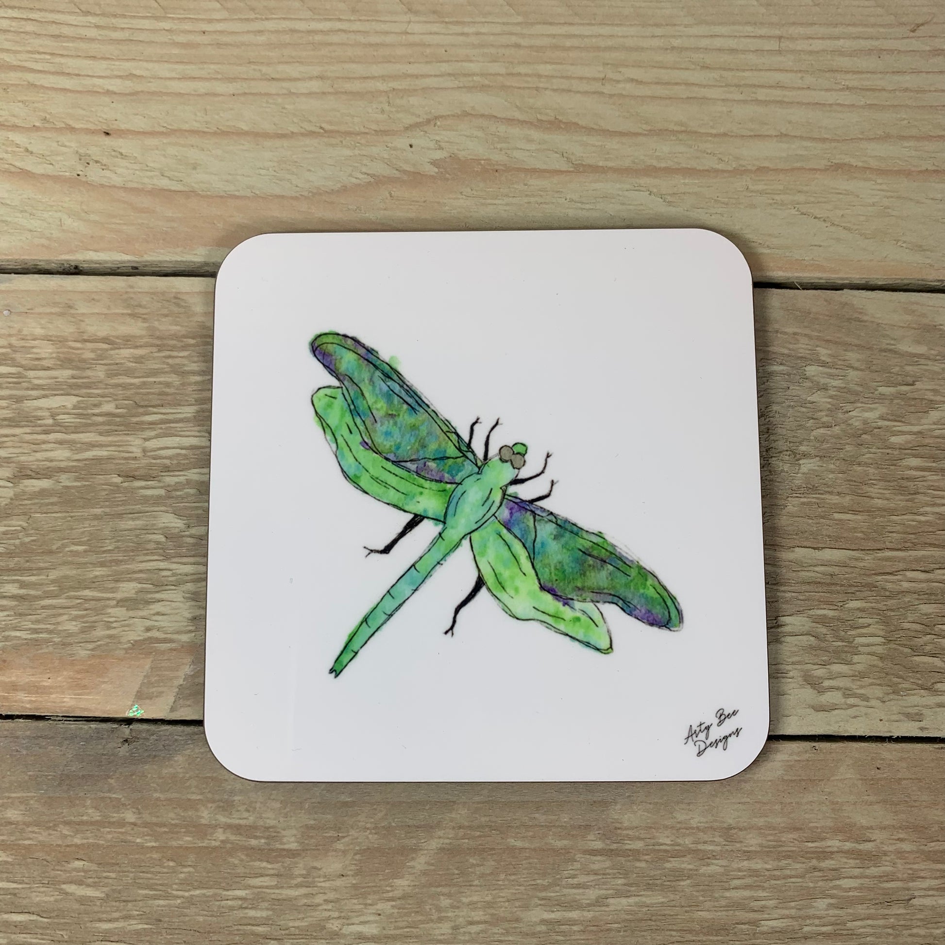 Dragonfly Coaster - Arty Bee Designs 