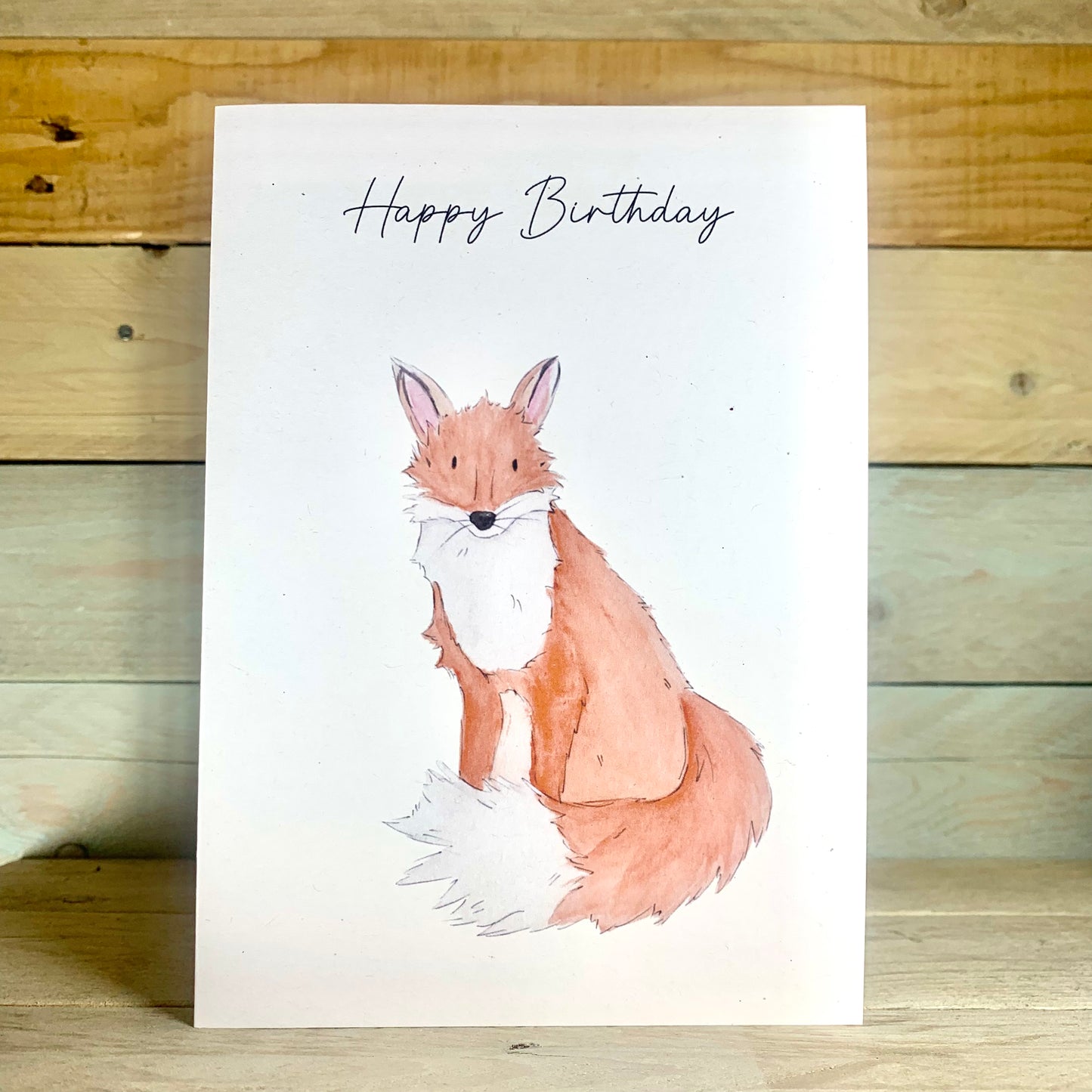 Mr Fox Birthday Card