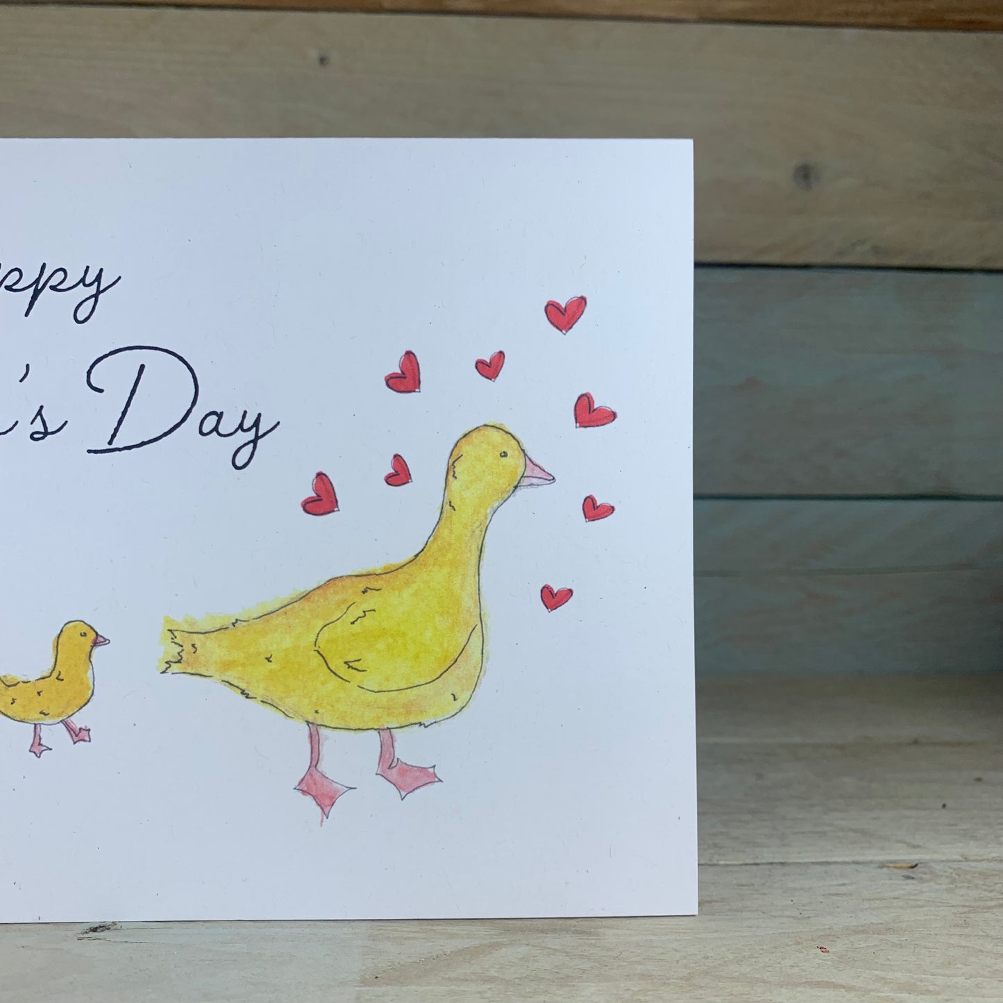 Mother Duck and Ducklings Mother's Day Card