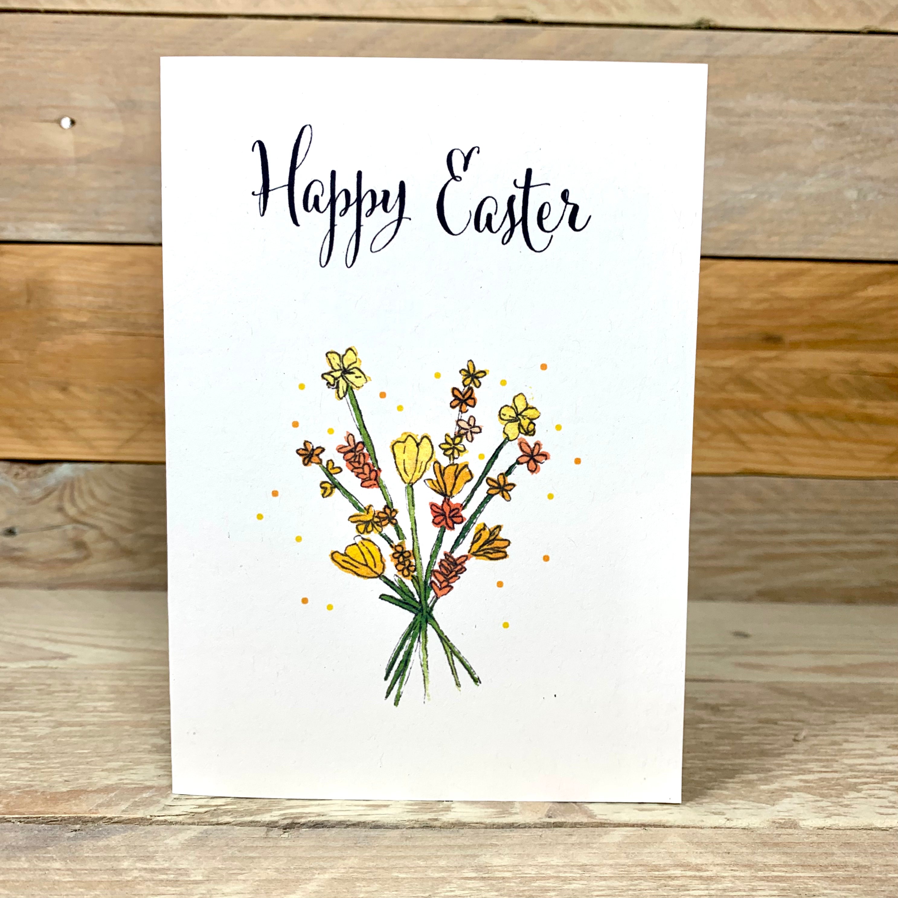 Easter Bouquet Notelet – Arty Bee Designs