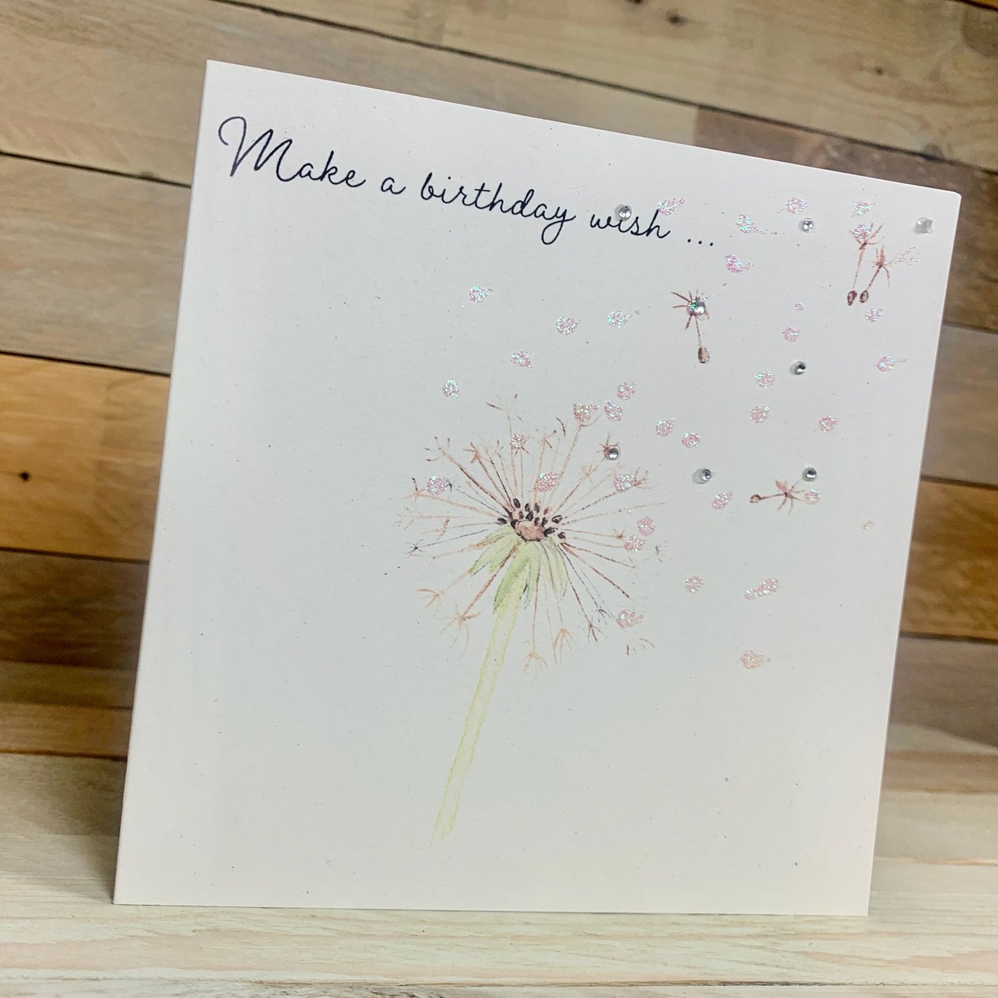 Dandelion Wishes Birthday card - Arty Bee Designs 