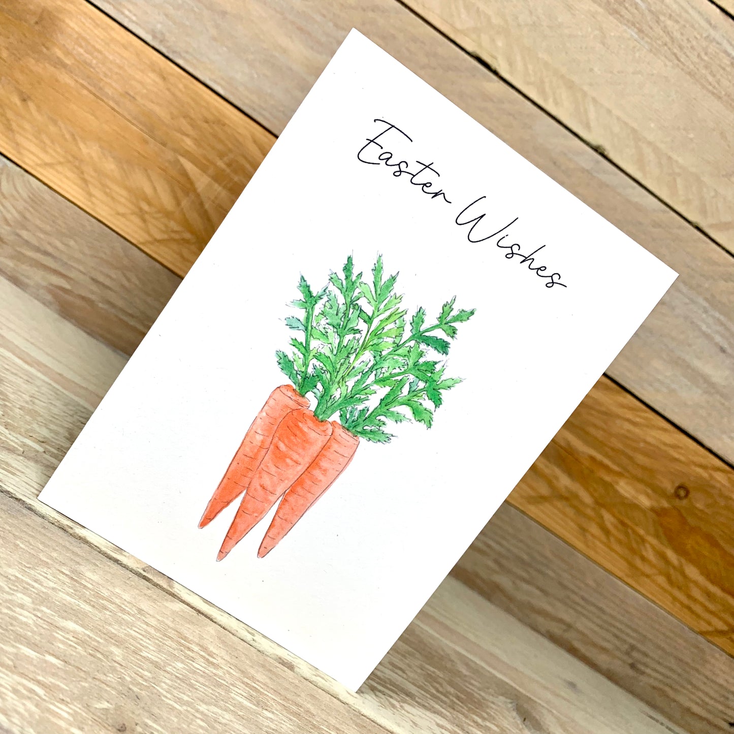 A Bunch Of Carrots Easter Notelet