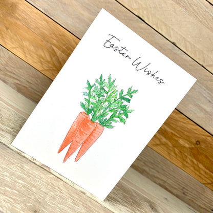 A Bunch Of Carrots Easter Notelet