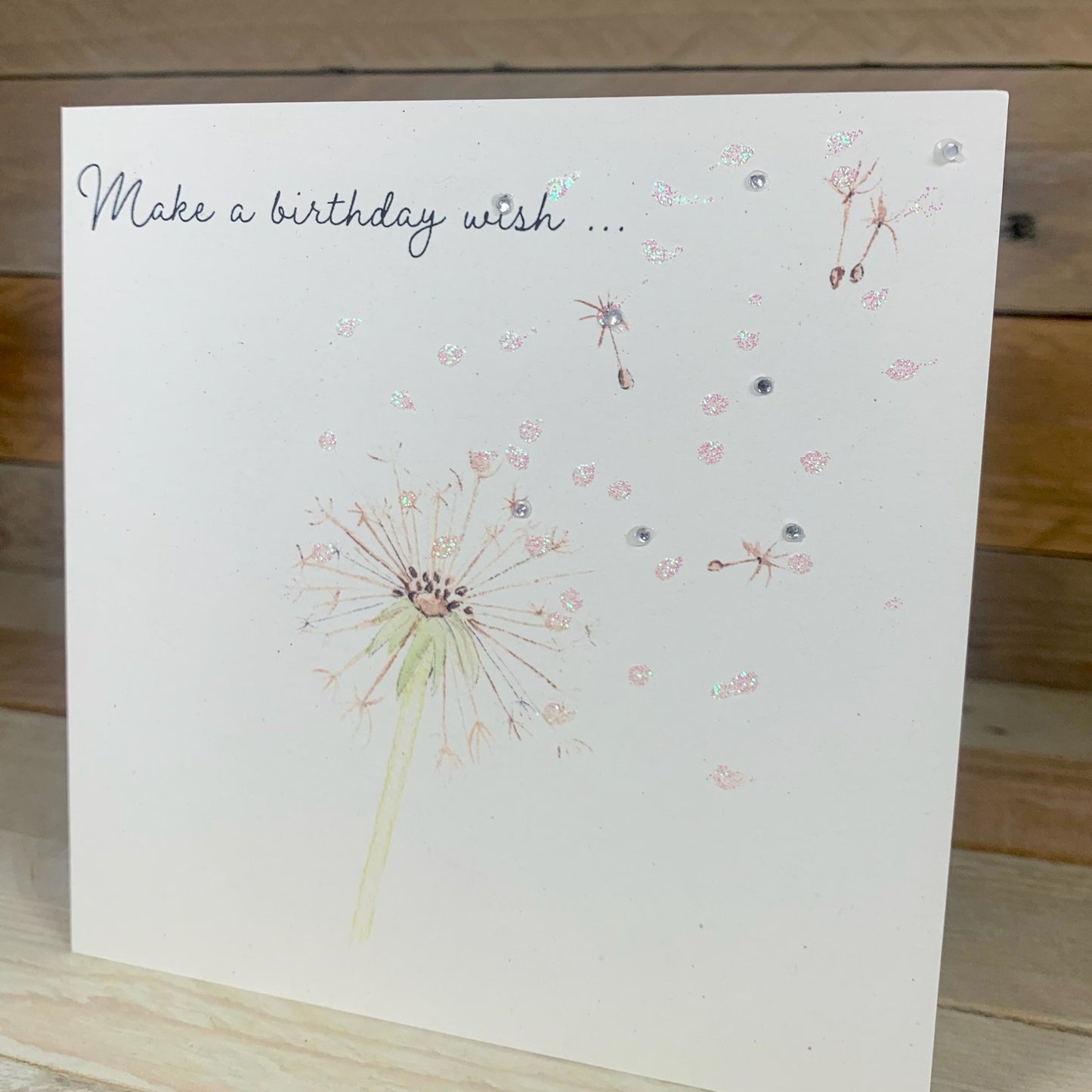 Dandelion Wishes Birthday card - Arty Bee Designs 