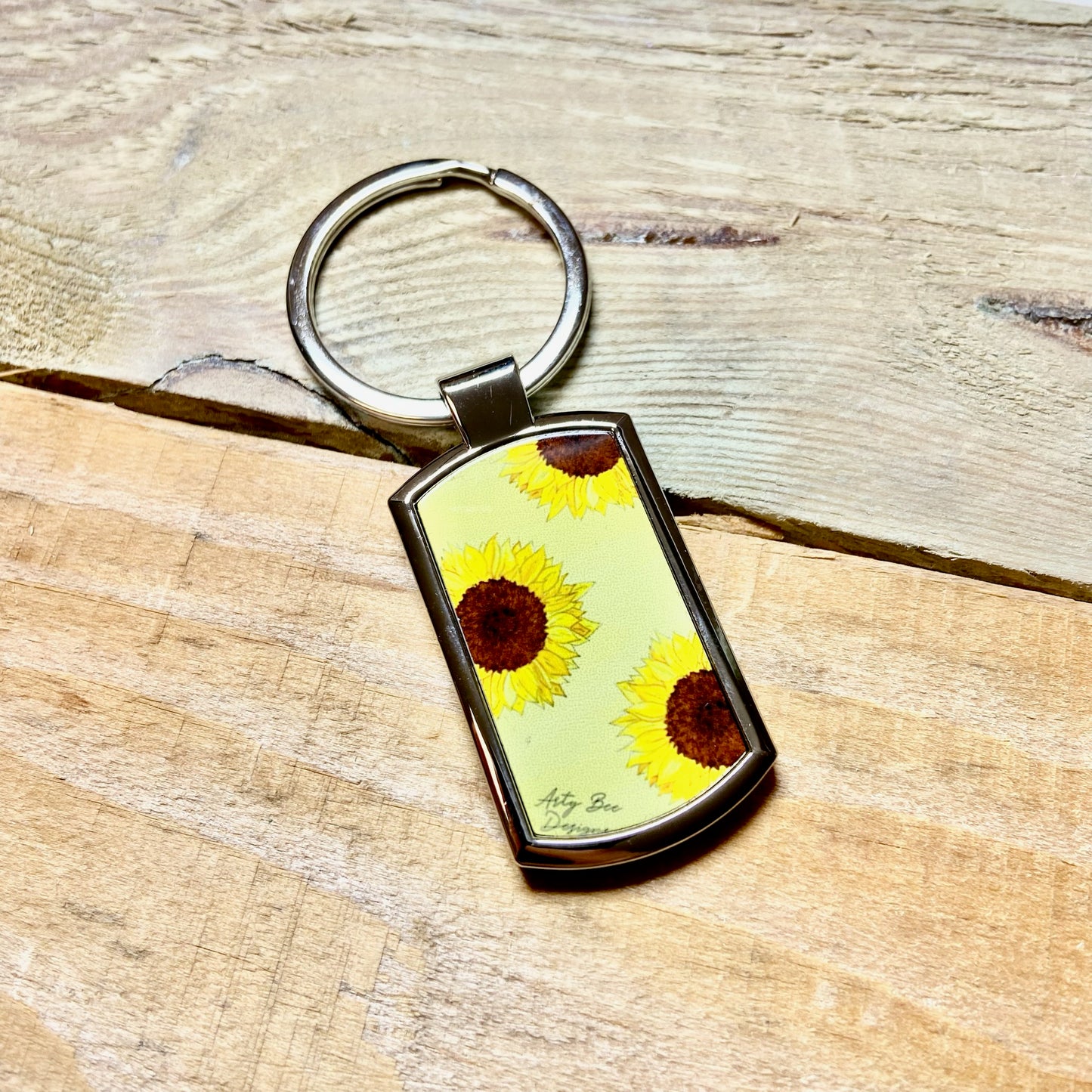 Sunflower Keyring