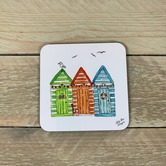 Beach Huts Coaster