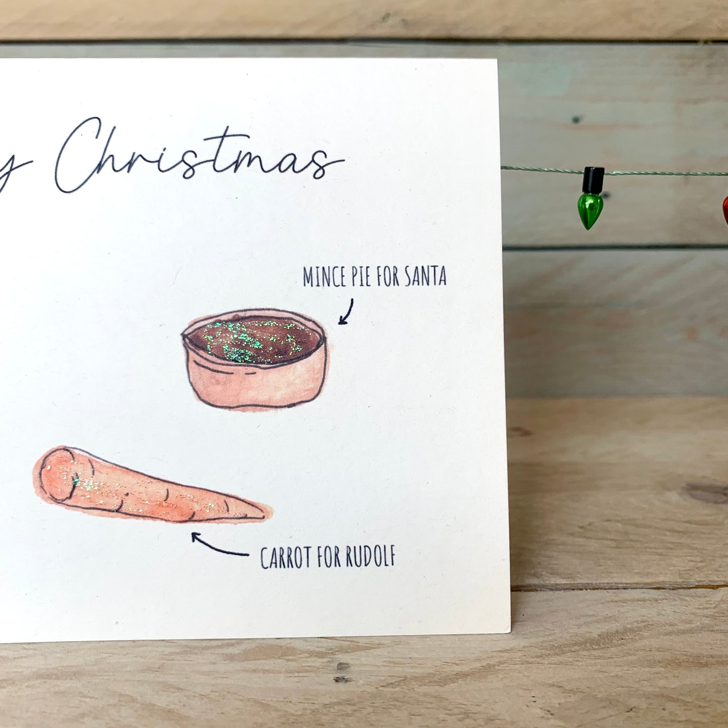 Christmas Eve Food Christmas Card