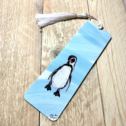 Penguin Metal Bookmark With Tassel