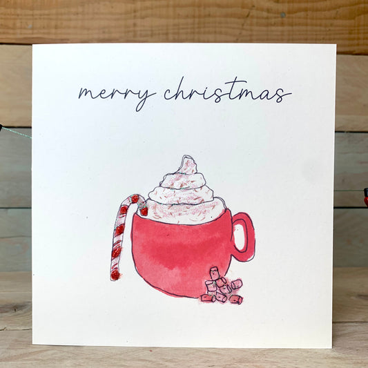 Hot Chocolate Christmas Card