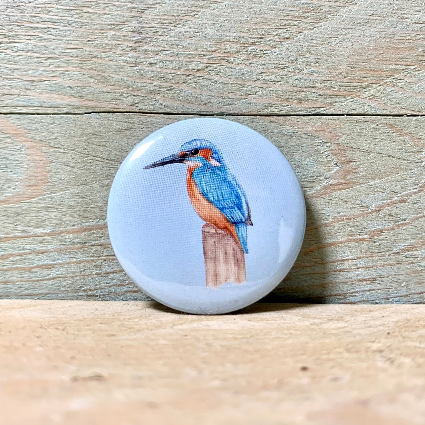 Kingfisher Pin Badge