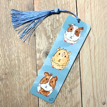 Guinea pig Metal Bookmark With Tassel