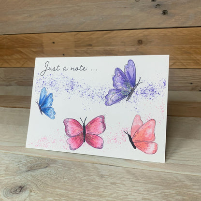 Butterfly Notelet / Pack of Notelets - Arty Bee Designs 
